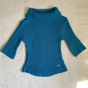Turtleneck knit top